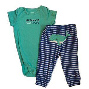 🐋3/$15 | Nautical Outfit Set 6M